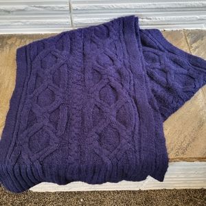 J. Crew. Navy blue knit scarf. O/S. NWT.